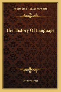 The History of Language - Primary Source Edition