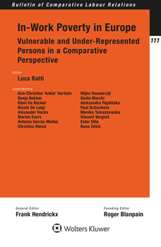 Paperback In-Work Poverty in Europe: Vulnerable and Under-Represented Persons in a Comparative Perspective Book