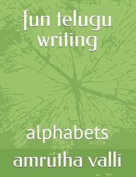 Paperback fun telugu writing: alphabets Book