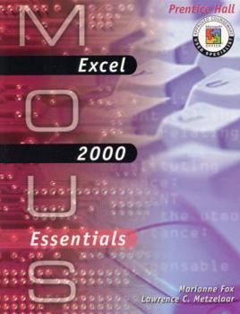 CD-ROM MOUS Essentials: Excel 2000 with CD Book