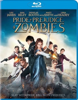 Blu-ray Pride and Prejudice and Zombies Book