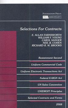 Paperback Selections for Contracts 2008 Book