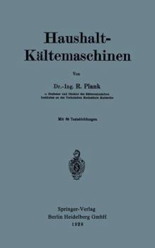 Paperback Haushalt-Kältemaschinen [German] Book