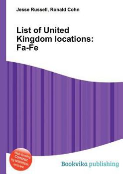 Paperback List of United Kingdom Locations: Fa-Fe Book