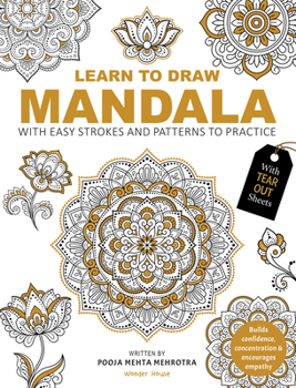 Paperback Learn to Draw Mandala with Easy Stokes and Patterns to Practice Book