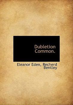 Hardcover Dubletion Common. Book