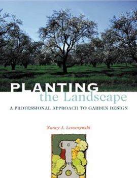 Hardcover Planting the Landscape: A Professional Approach to Garden Design Book