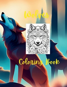 Paperback Wolves Coloring Book
