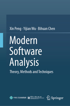 Hardcover Modern Software Analysis: Theory, Methods and Techniques Book