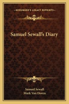 Paperback Samuel Sewall's Diary Book