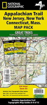 Loose Leaf Appalachian Trail: New Jersey, New York, Connecticut, Massachusetts [Map Pack Bundle] Book