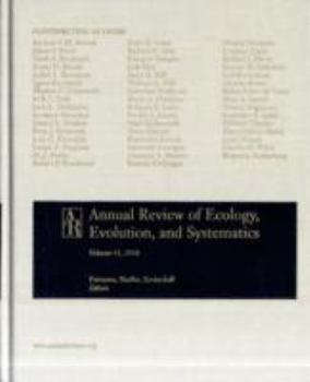 Hardcover Annual Review of Ecology, Evolution and Systematics V41 Book