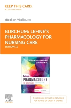 Misc. Supplies Lehne's Pharmacology for Nursing Care - Elsevier eBook on Vitalsource (Retail Access Card): Lehne's Pharmacology for Nursing Care - Elsevier eBook on [Large Print] Book