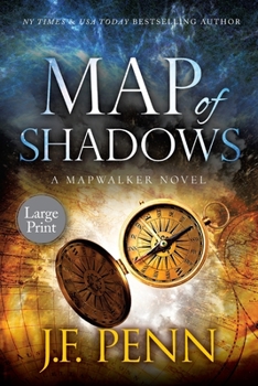 Paperback Map of Shadows: A Mapwalker Novel [Large Print] Book