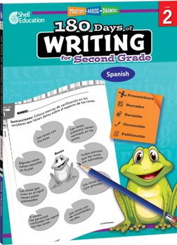 180 Days of Writing for Second Grade - (Spanish): Practice, Assess, Diagnose
