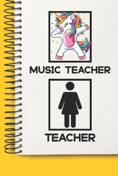 Music Teacher Awesome unicorn Tutor Gift For Best Music Teacher A beautiful personalized: Lined Notebook / Journal Gift, Tutor Notebook ,Notebook for ... , Personal Diary, Music Teacher , Persona