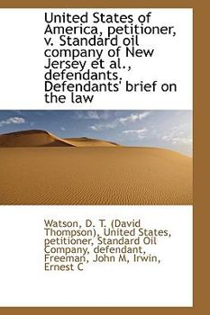 United States of America, Petitioner V. Standard Oil Company of New Jersey et al.
