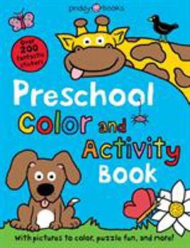 Paperback Preschool Color & Activity Book: With Pictures to Color, Puzzle Fun, and More! Book