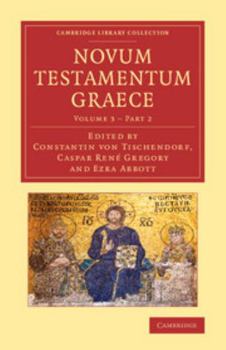 Novum testamentum Graece: Ad antiquissimos testes denuo recensuit apparatum criticum omni studio perfectum apposuit commentationem isagogicam ... Studies) (Part 2)