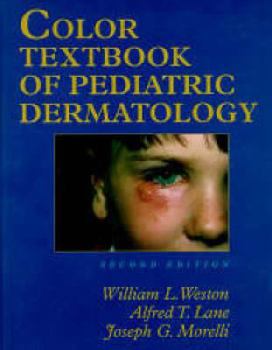Hardcover Color Textbook of Pediatric Dermatology Book