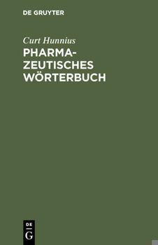 Hardcover Pharmazeutisches Wörterbuch [German] Book