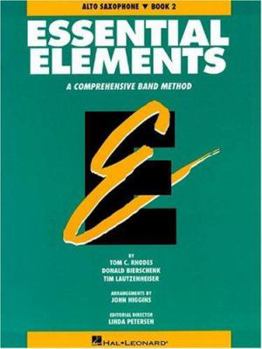 Paperback Essential Elements Book 2 - Eb Alto Saxophone Book