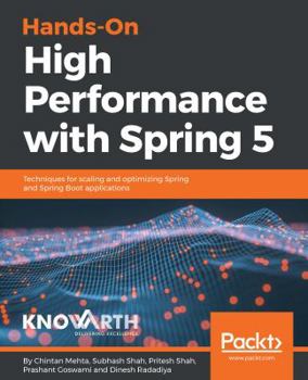 Paperback Hands-On High Performance with Spring Book