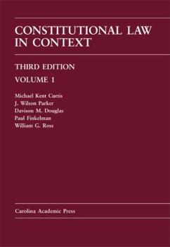 Hardcover Constitutional Law in Context. Vol. 1 Book