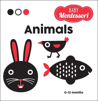 Board book Animals: A Baby Montessori Book