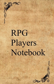 Paperback RPG Players Notebook Book