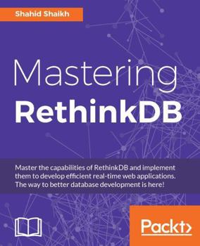 Paperback Mastering RethinkDB Book