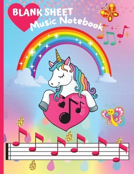 Paperback Blank Sheet Music Notebook Book