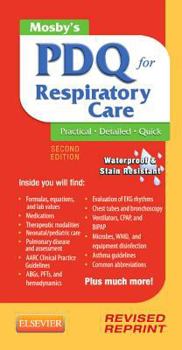 Spiral-bound Mosby's PDQ for Respiratory Care Book