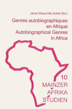 Paperback Genres autobiographique en Afrique /Autobiographical Genres in Africa [French] Book