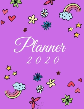 Paperback planner: planner 2020: Daily Planner gift girl profession Planner and calendar, Agenda, funny, cute, nice pretty, attractive, P Book