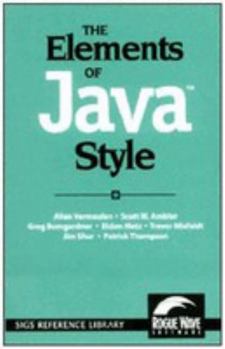 Paperback The Elements of Java Style Book