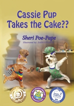 Paperback "Cassie Pup Takes the Cake " Book