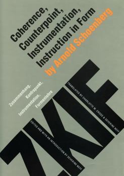 Hardcover Coherence, Counterpoint, Instrumentation, Instruction in Form (Zusammenhang, Kontrapunkt, Instrumentation, Formenlehre) Book