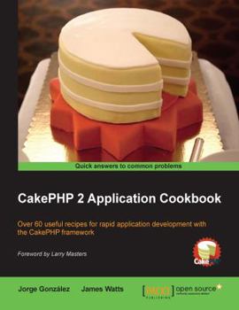 Paperback Cakephp 2 Application Cookbook Book