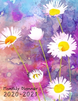 2020-2021 Monthly Planner: Two Year Monthly Calendar Planner 24 Months Jan 2020 to Dec 2021 For Academic Agenda Schedule Organizer Logbook