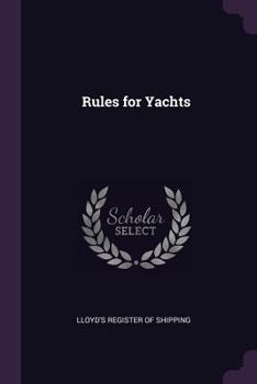 Paperback Rules for Yachts Book
