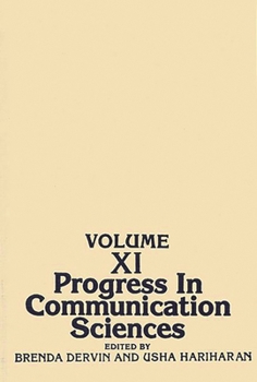 Hardcover Progress in Communication Sciences, Volume 11 Book