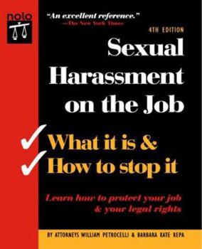 Paperback Sexual Harassment on the Job: What It Is & How to Stop It Book