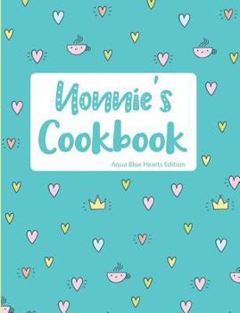 Paperback Nonnie's Cookbook Aqua Blue Hearts Edition Book