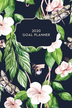 Paperback 2020 Goal Planner: 2020 Dated Goal Planner Focus Weekly Monthly Book