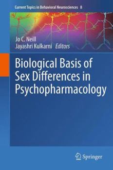 Paperback Biological Basis of Sex Differences in Psychopharmacology Book