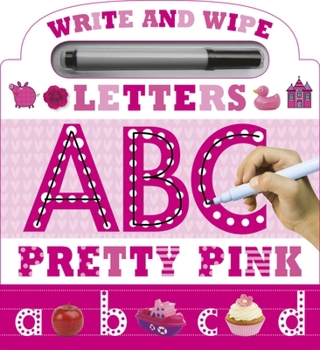 Paperback Write and Wipe Pink ABC Book