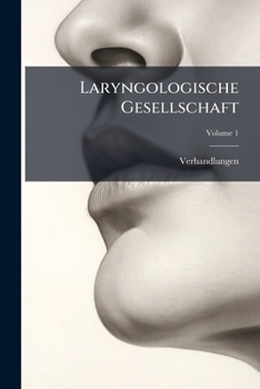Paperback Laryngologische Gesellschaft; Volume 1 Book