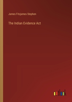 Paperback The Indian Evidence Act Book