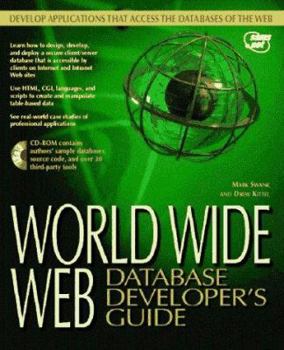 Paperback World Wide Web Database Developer's Guide: With CDROM Book